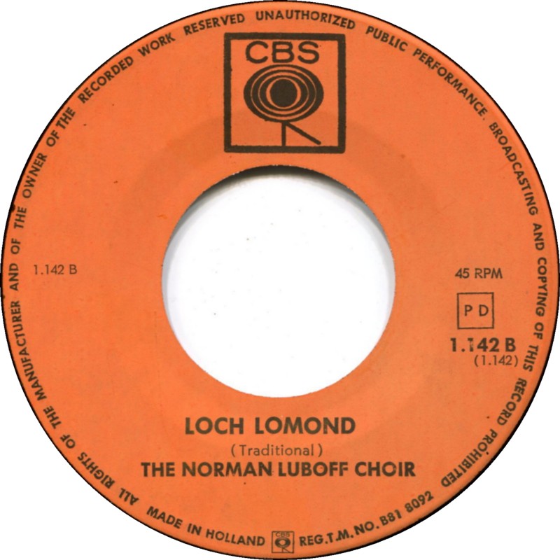 Norman Luboff Choir - Greensleeves Vinyl Singles