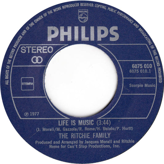 Ritchie Family - Life Is Music