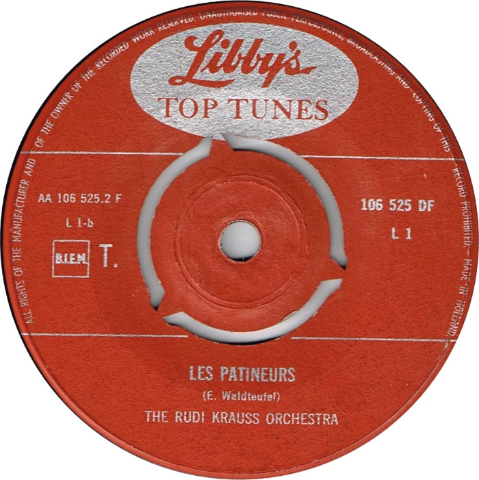 Rudu Krauss Orchestra - España Vinyl Singles Vinyl Very Good (VG) <br> Hoes Good Plus (G+)