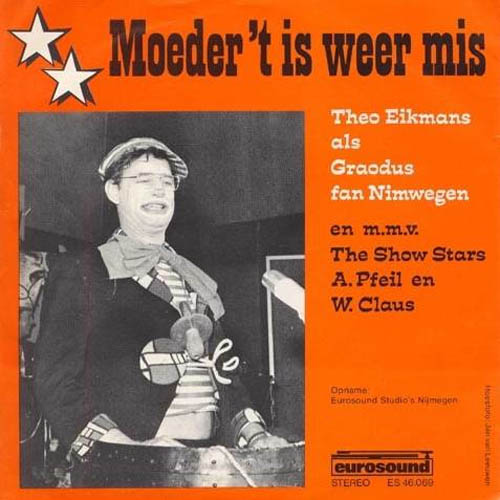 Theo Eikmans - Carnaval met Th. Eikmans Vinyl Singles Vinyl Very Good (VG) <br> Hoes Good Plus (G+)