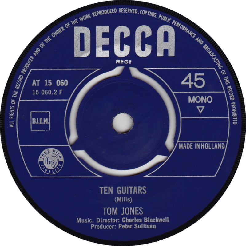 Tom Jones - Detroit City Vinyl Singles