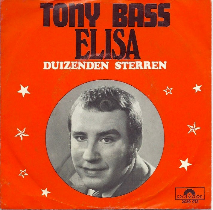 Tony Bass - Duizenden Sterren 33263 Vinyl Singles Vinyl Very Good (VG) <br> Hoes Good Plus (G+)