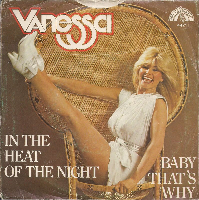 Vanessa - In The Heat Of The Night Vinyl Singles Vinyl Very Good (VG) <br> Hoes Good Plus (G+)