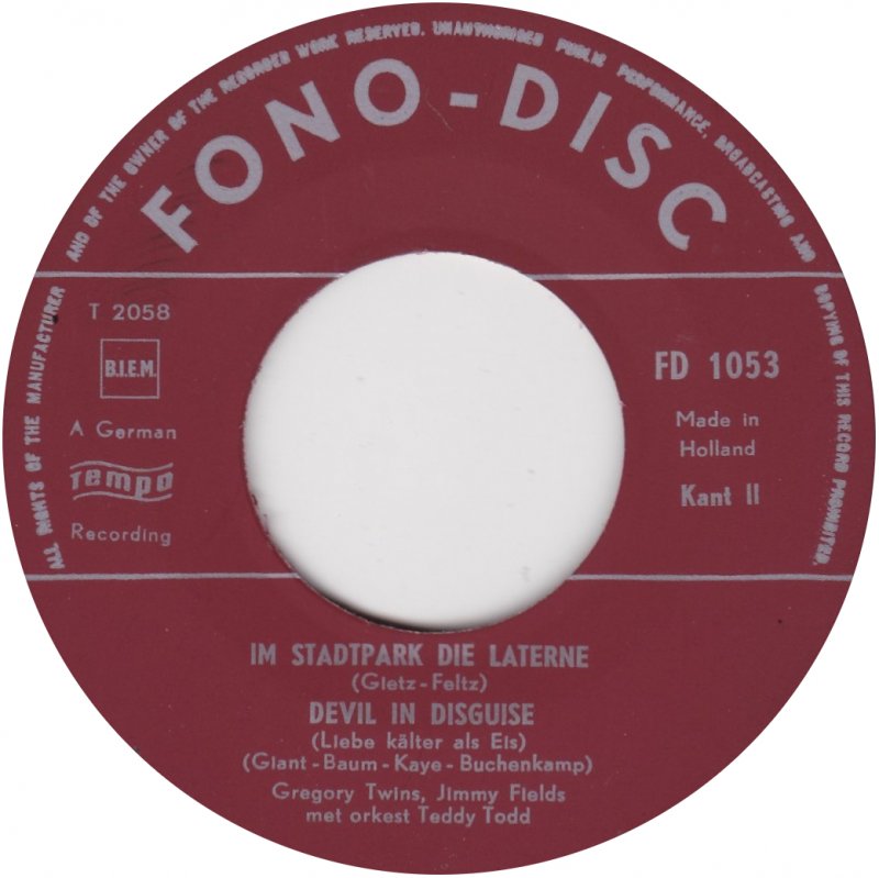 Various Artists - * Tophits Serie * Vinyl Singles EP Vinyl Very Good (VG) <br> Hoes Good Plus (G+)