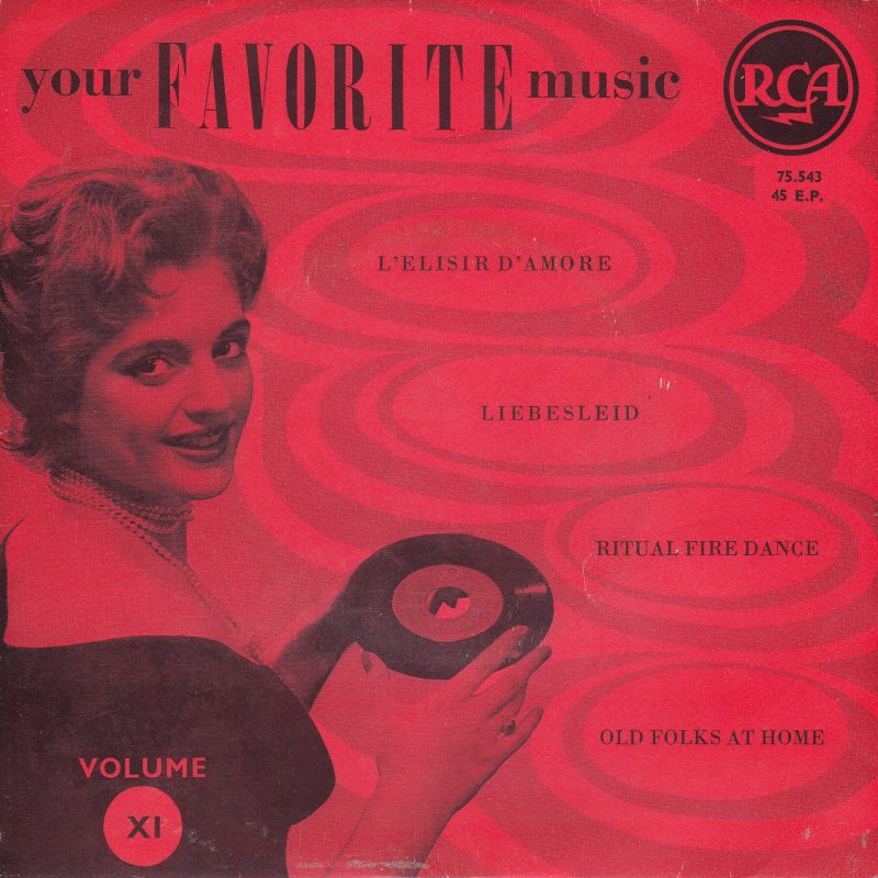 Your Favorite Music Volume XI Vinyl Singles EP Vinyl Very Good (VG) <br> Hoes Good Plus (G+)