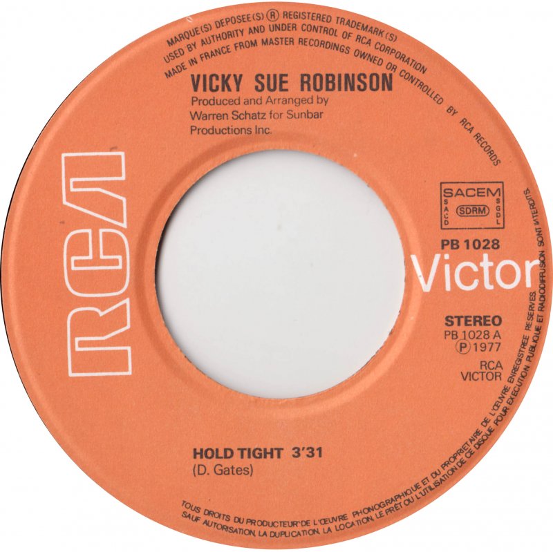 Vicky Sue Robinson - Hold Tight Vinyl Singles