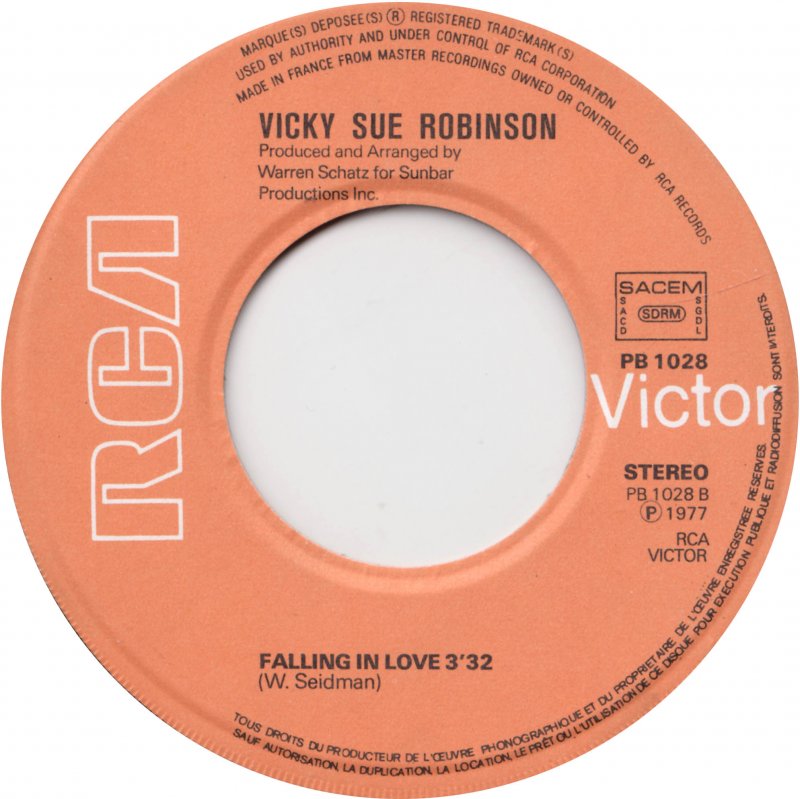 Vicky Sue Robinson - Hold Tight Vinyl Singles