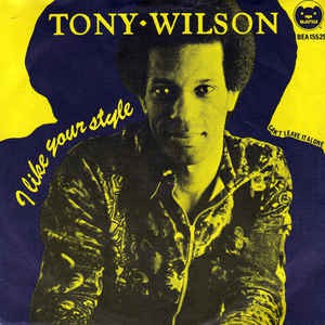 Tony Wilson - I Like Your Style 17513 Vinyl Singles Vinyl Very Good (VG) <br> Hoes Good Plus (G+)