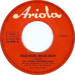 Wiener Sängerknaben - Stille Nacht, Heilige Nacht Vinyl Singles Vinyl Very Good (VG) <br> Hoes Good Plus (G+)
