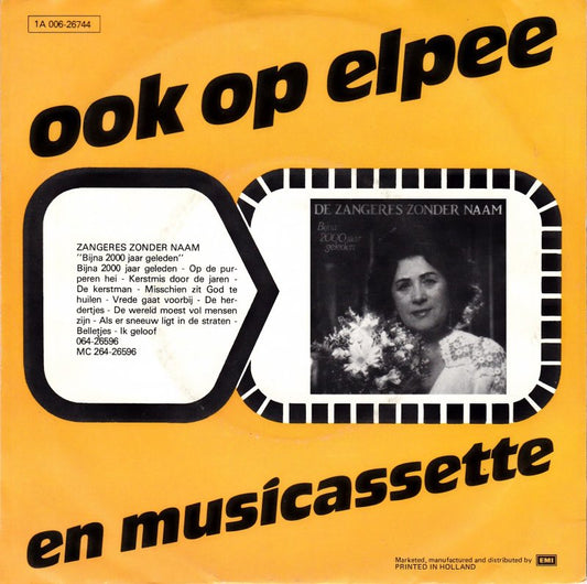 Zangeres Zonder Naam - Ik Geloof 16631 Vinyl Singles Vinyl Zeer Goed / Hoesje Goed "VINYLSINGLES.NL"