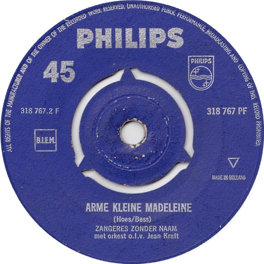 Zangeres Zonder Naam - Rij Voorzichtig 22552 Vinyl Singles Vinyl Zeer Goed / Hoesje Generic "VINYLSINGLES.NL"