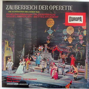 Grosses Opern-Orchester Operetten-Chor - Zauberreich Der Operette (LP) Vinyl LP Vinyl Very Good (VG) <br> Hoes Good Plus (G+)