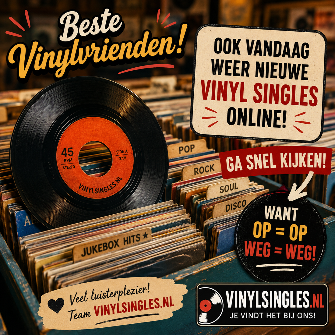 🎶 Beste vinylvrienden! 🎶