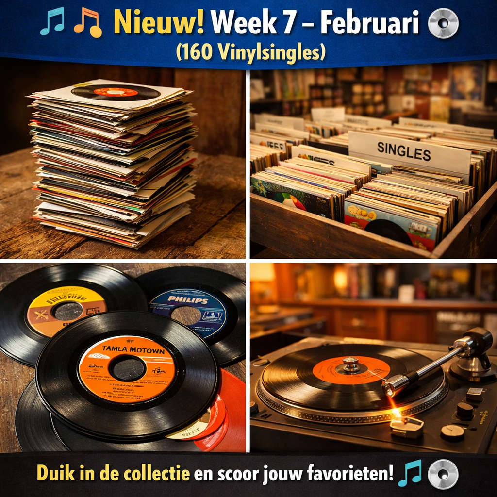 Nieuw! Week 7 – Februari (160 Vinylsingles)