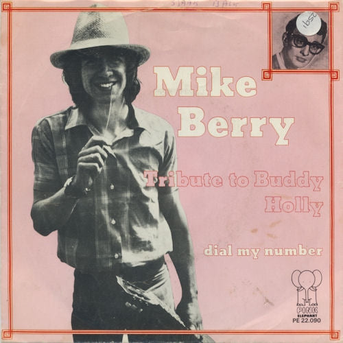 Mike Berry - Tribute to Buddy Holly Vinyl Singles Vinyl Very Good (VG) <br> Hoes Good Plus (G+)