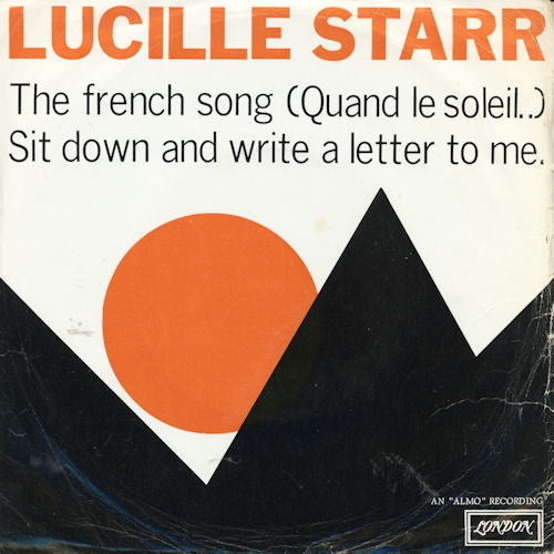 Lucille Starr - The French Song 42842 Vinyl Singles Vinyl Very Good (VG) <br> Hoes Good Plus (G+)
