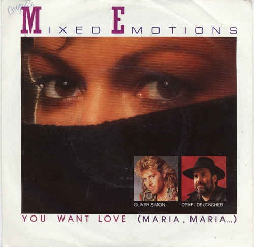 Mixed Emotions - You Want Love Vinyl Singles Goede Staat