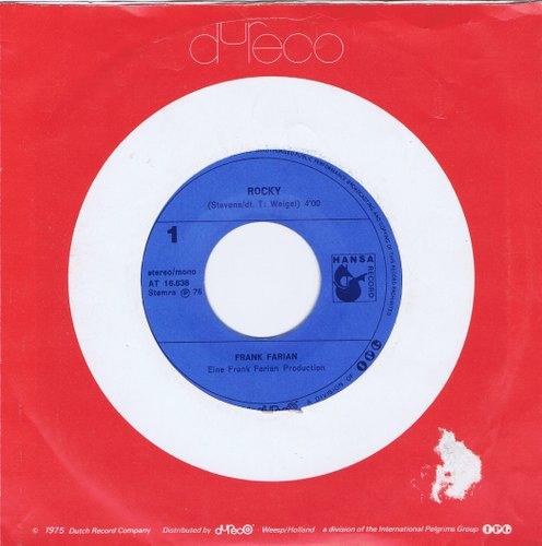 Frank Farian - Rocky 07120 36687 Vinyl Singles Hoes: Generic