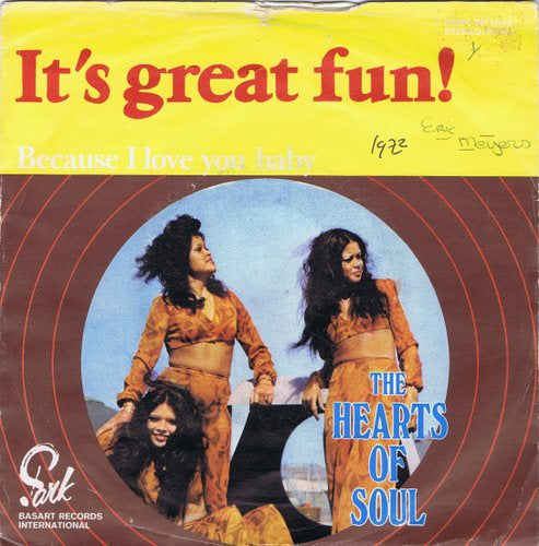 Hearts Of Soul - It's Great Fun (B) 36059 Vinyl Singles Goede Staat