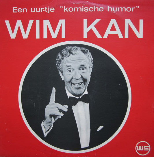 Wim Kan - Een Uur-tje Komische Humor (LP) Vinyl LP Vinyl Very Good (VG) <br> Hoes Good Plus (G+)