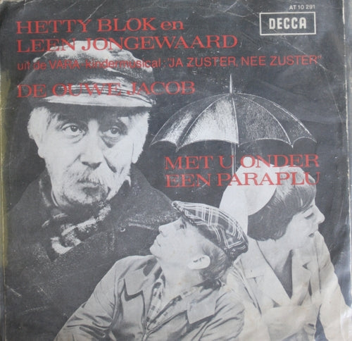 Hetty Blok En Leen Jongewaard - De Ouwe Jacob 24175 Vinyl Singles Goede Staat