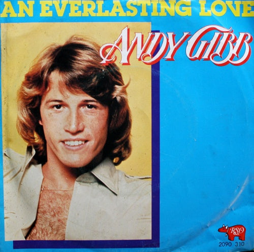 Andy Gibb - An Everlasting Love Vinyl Singles Vinyl Very Good (VG) <br> Hoes Good Plus (G+)