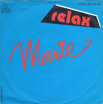 Relax - Marie Vinyl Singles Vinyl Zeer Goed / Hoesje Goed "VINYLSINGLES.NL"
