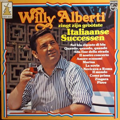 Willy Alberti - Zingt Zijn Grootste Italiaanse Successen (LP) Vinyl Zeer Goed / Hoes Goed "VINYLSINGLES.NL"
