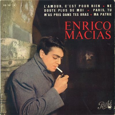 Enrico Macias - L'Amour, C'Est Pour Rien Vinyl Singles Vinyl (VG) <br> Hoes (G+)