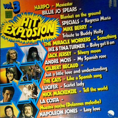 Various - Hit Explosion 3 (LP) Vinyl Zeer Goed / Hoes Goed "VINYLSINGLES.NL"