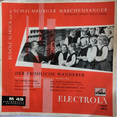 Rudolf Schock - Der Fröhliche Wanderer (Melodienfolge Aus Dem Gleichnamigen Berolina-Film)