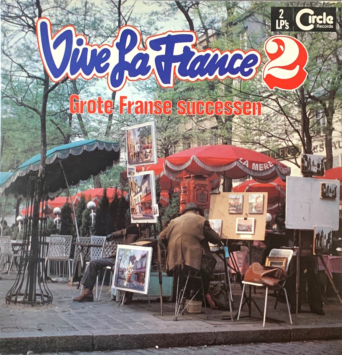 4 delen van: Various - Vive La France - Alle Grote Franse Successen Vinyl LP Vinyl Very Good (VG) <br> Hoes Good Plus (G+)