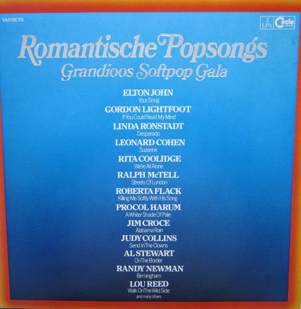Various - Romantische Popsongs (LP) Vinyl LP Dubbel Vinyl Very Good (VG) <br> Hoes Good Plus (G+)