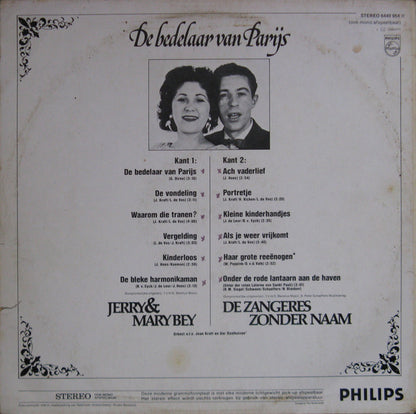 Jerry En Mary Bey - De Bedelaar Van Parijs (LP) Vinyl LP Vinyl Very Good (VG) <br> Hoes Good Plus (G+)