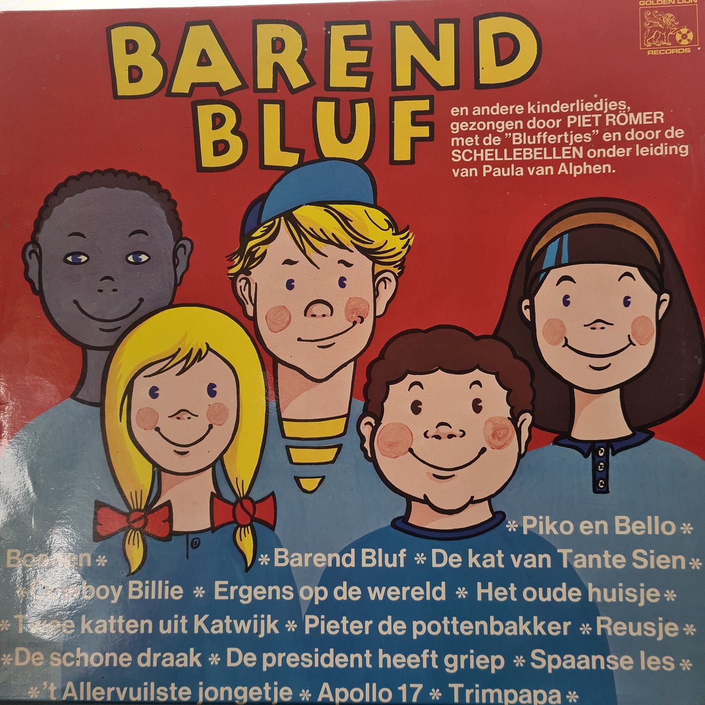 Barend Bluf - En Vele Andere Kinderliedjes (LP) Vinyl LP Vinyl Very Good (VG) <br> Hoes Good Plus (G+)