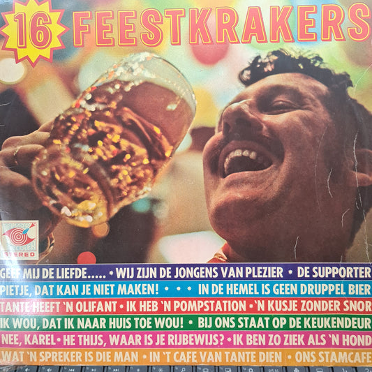 Various - 16 Feestkrakers (LP) 49927 Vinyl LP VINYLSINGLES.NL