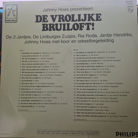 Various - Johnny Hoes Presenteert: De Vrolijke Bruiloft! (LP) 49889