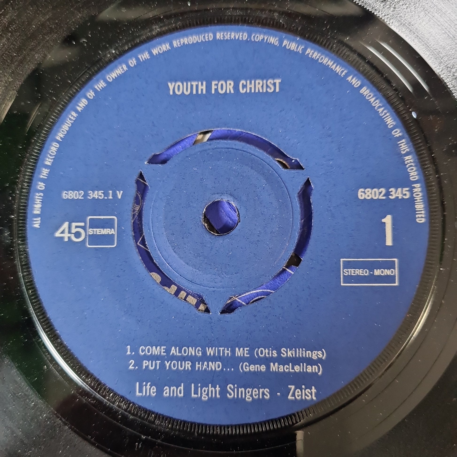 Life And Light Singers - Youth For Christ (EP) 33095 Vinyl Singles Goede Staat