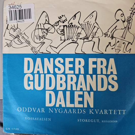 Oddvar Nygaards Kvartett - Danser Fra Gudbrandsdalen 34625 Vinyl Singles VINYLSINGLES.NL