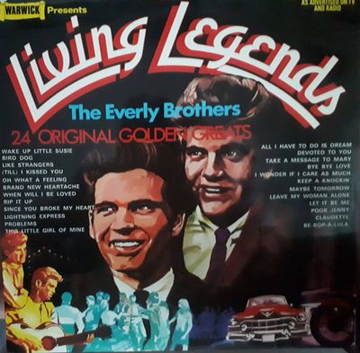 Everly Brothers - Living Legends (LP) Vinyl LP Vinyl Zeer Goed / Hoesje Goed "VINYLSINGLES.NL"