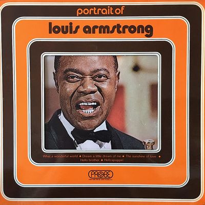 Louis Armstrong - Portrait Of Louis Armstrong (LP) Vinyl Zeer Goed / Hoes Goed "VINYLSINGLES.NL"