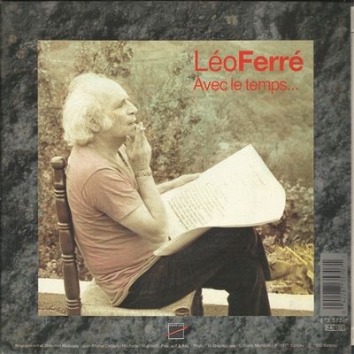 Léo Ferré - Avec Le Temps... Vinyl Singles Vinyl (VG) <br> Hoes (G+)