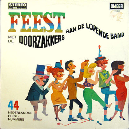 Doorzakkers - Feest Aan De Lopende Band (LP) 40550 Vinyl LP Goede Staat