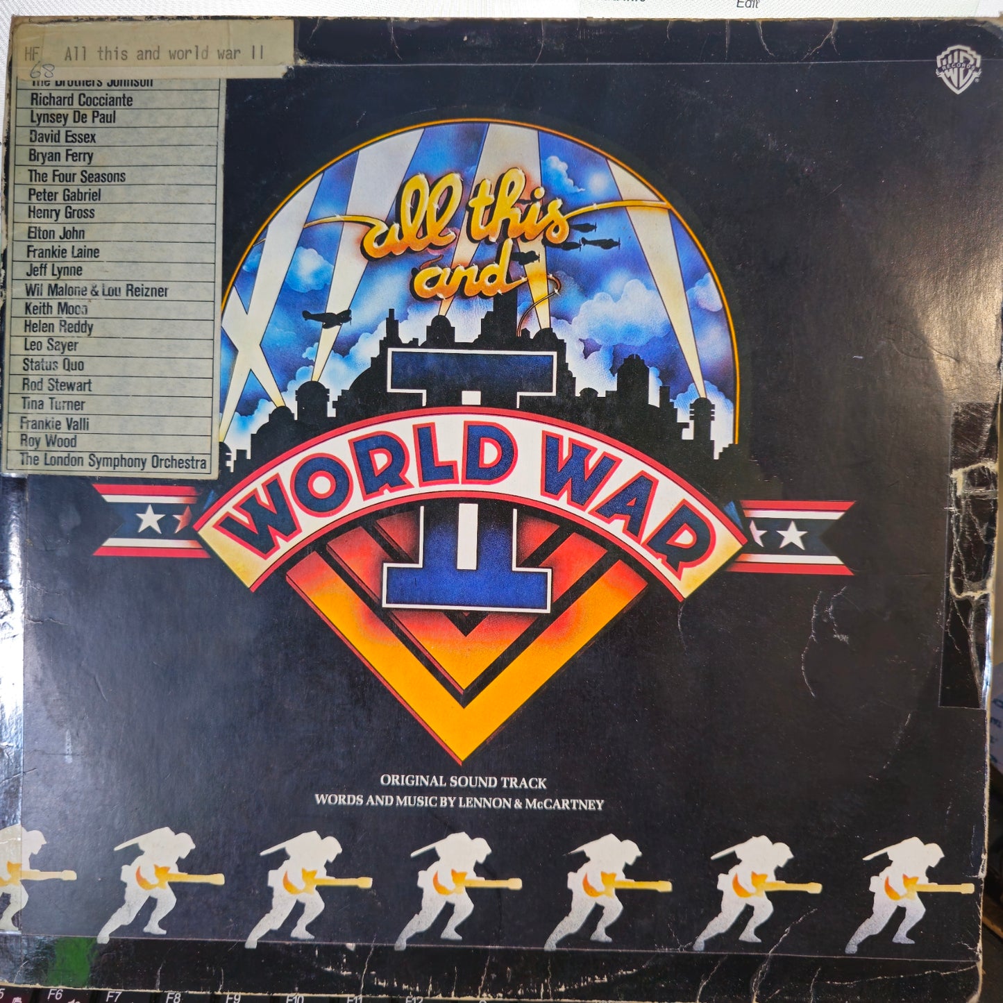 Various - All This And World War II (LP) Vinyl LP Vinyl Goed / Hoes Zie Foto