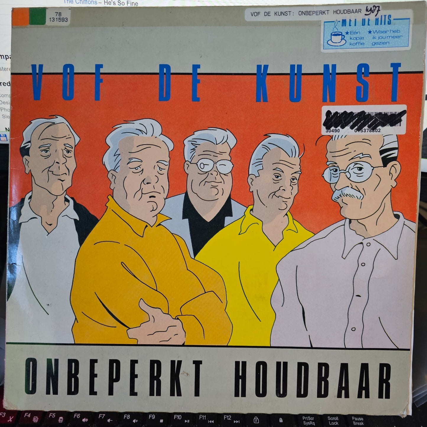 VOF De Kunst - Onbeperkt Houdbaar (LP) Vinyl LP Vinyl Goed / Hoes Zie Foto