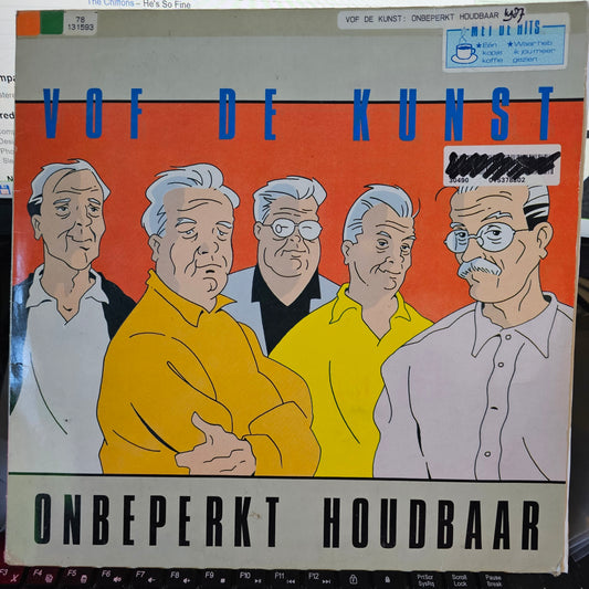 VOF De Kunst - Onbeperkt Houdbaar (LP) Vinyl LP Vinyl Goed / Hoes Zie Foto