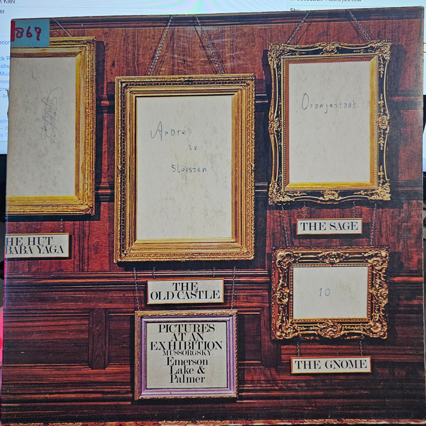 Emerson, Lake & Palmer - Pictures At An Exhibition (LP) Vinyl LP Vinyl Goed / Hoes Zie Foto