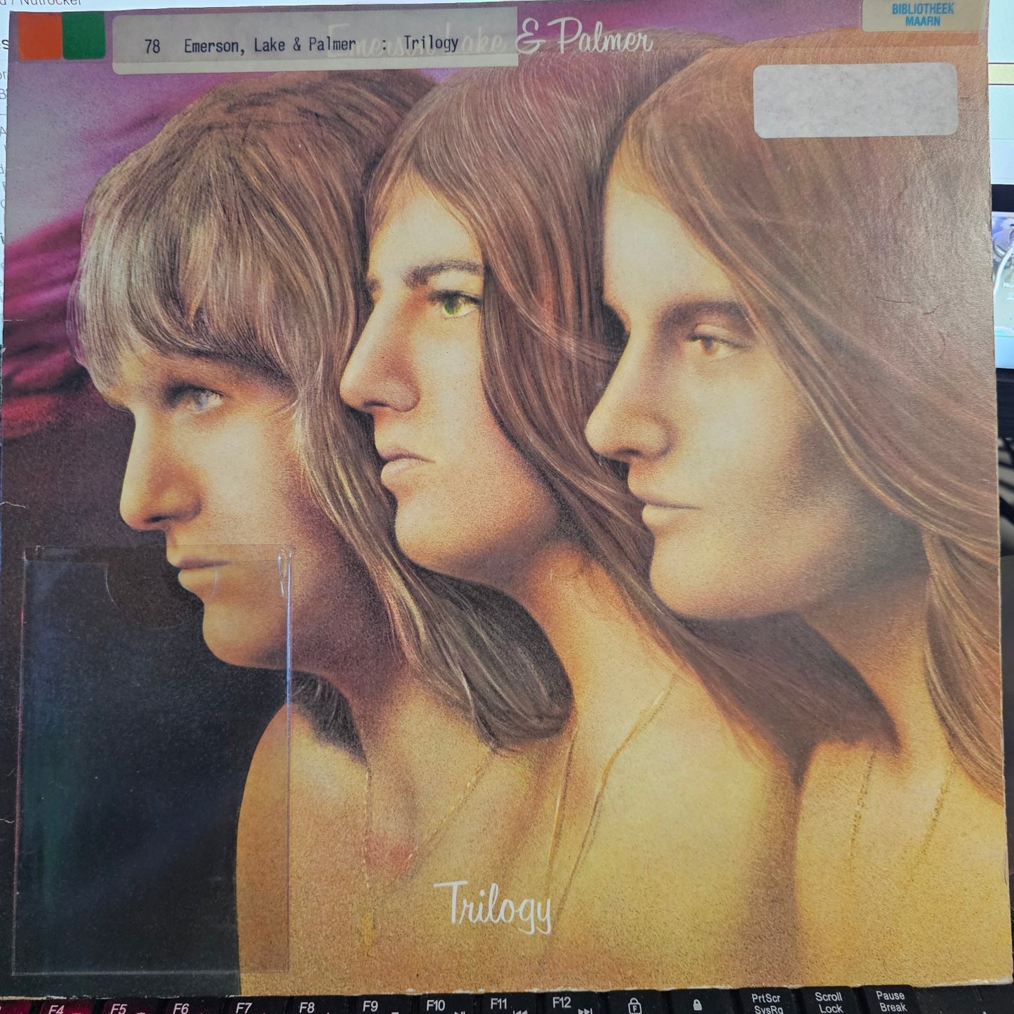 Emerson, Lake & Palmer - Trilogy (LP) Vinyl LP Vinyl Goed / Hoes Zie Foto