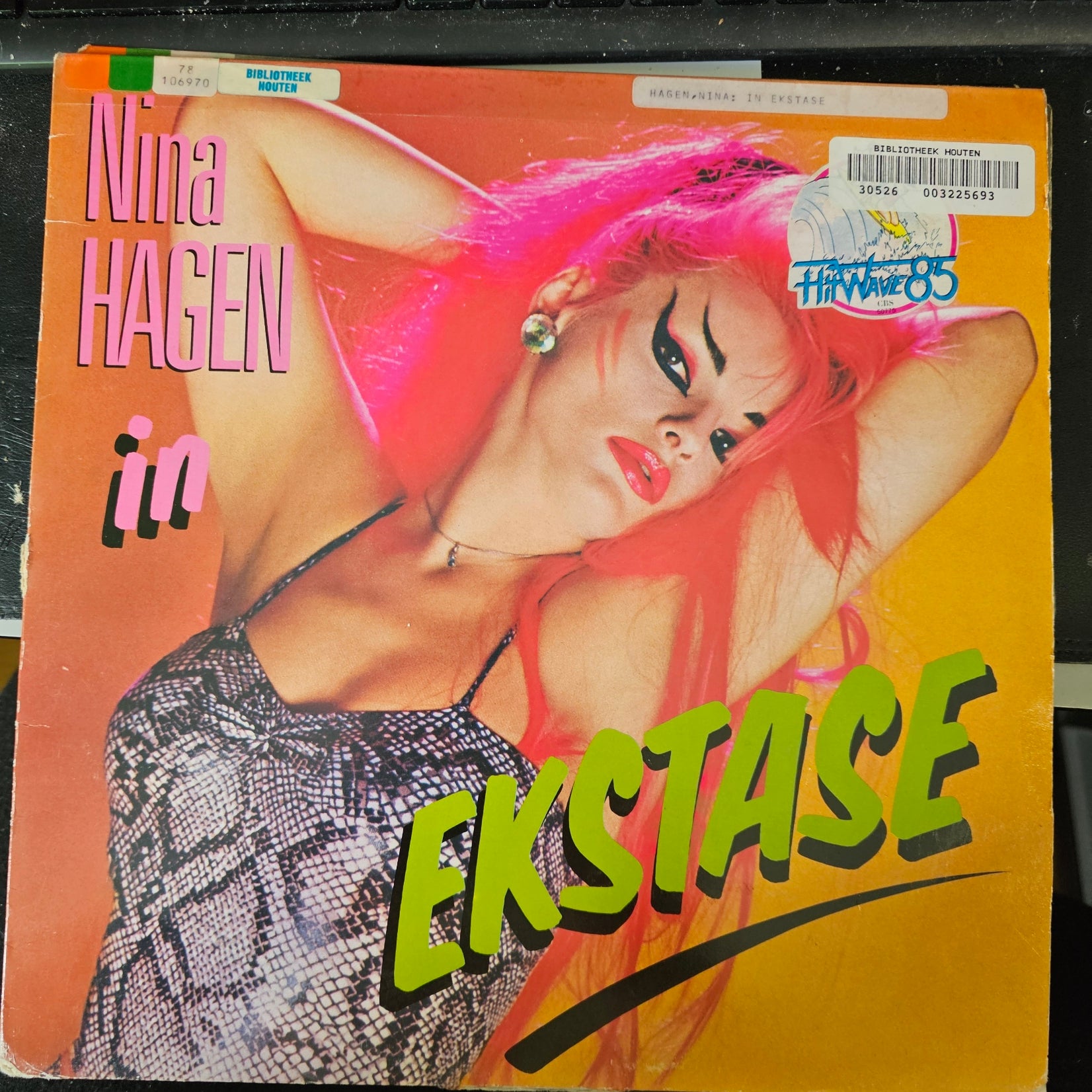 Nina Hagen - In Ekstase (LP) (B-Keus) Vinyl LP Vinyl Goed / Hoes Zie Foto
