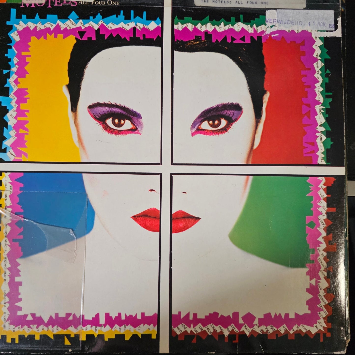 Motels - All Four One (LP) Vinyl LP Vinyl Goed / Hoes Zie Foto